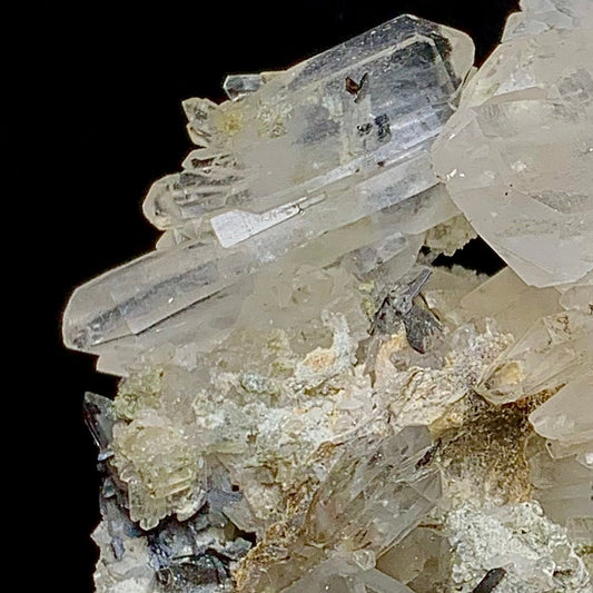 Brookite, Rare Mineral, Quartz, 320 Carats, 64 Grams, Pakistan Mineral, $\text{TiO}_2$, Polymorph, Collector Specimen, Miniature Specimen, Tabular Crystal, Brookite on Quartz, High Luster