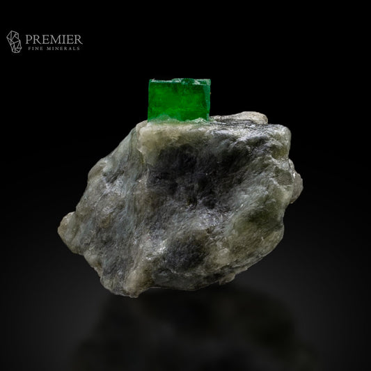 Emerald Crystal on Matrix from Pakistan