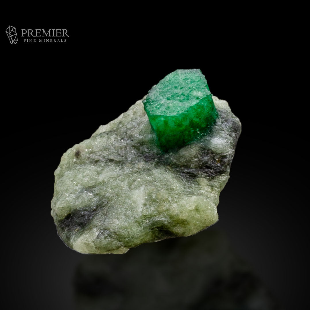 Emerald Crystal on Matrix from Pakistan