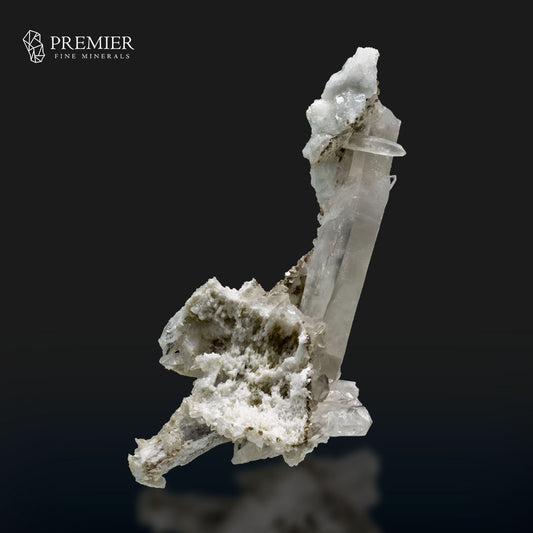 Lemurian Quartz Crystal Cluster on Matrix – Skardu Pakistan