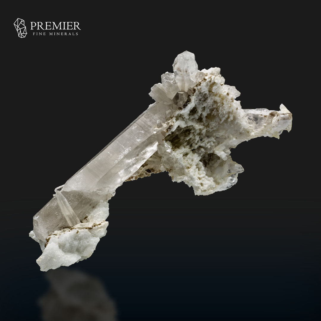 Lemurian Quartz Crystal Cluster on Matrix – Skardu Pakistan