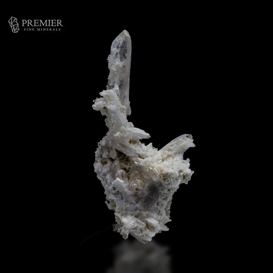 Himalayan Lemurian Quartz Cluster on Matrix – Skardu