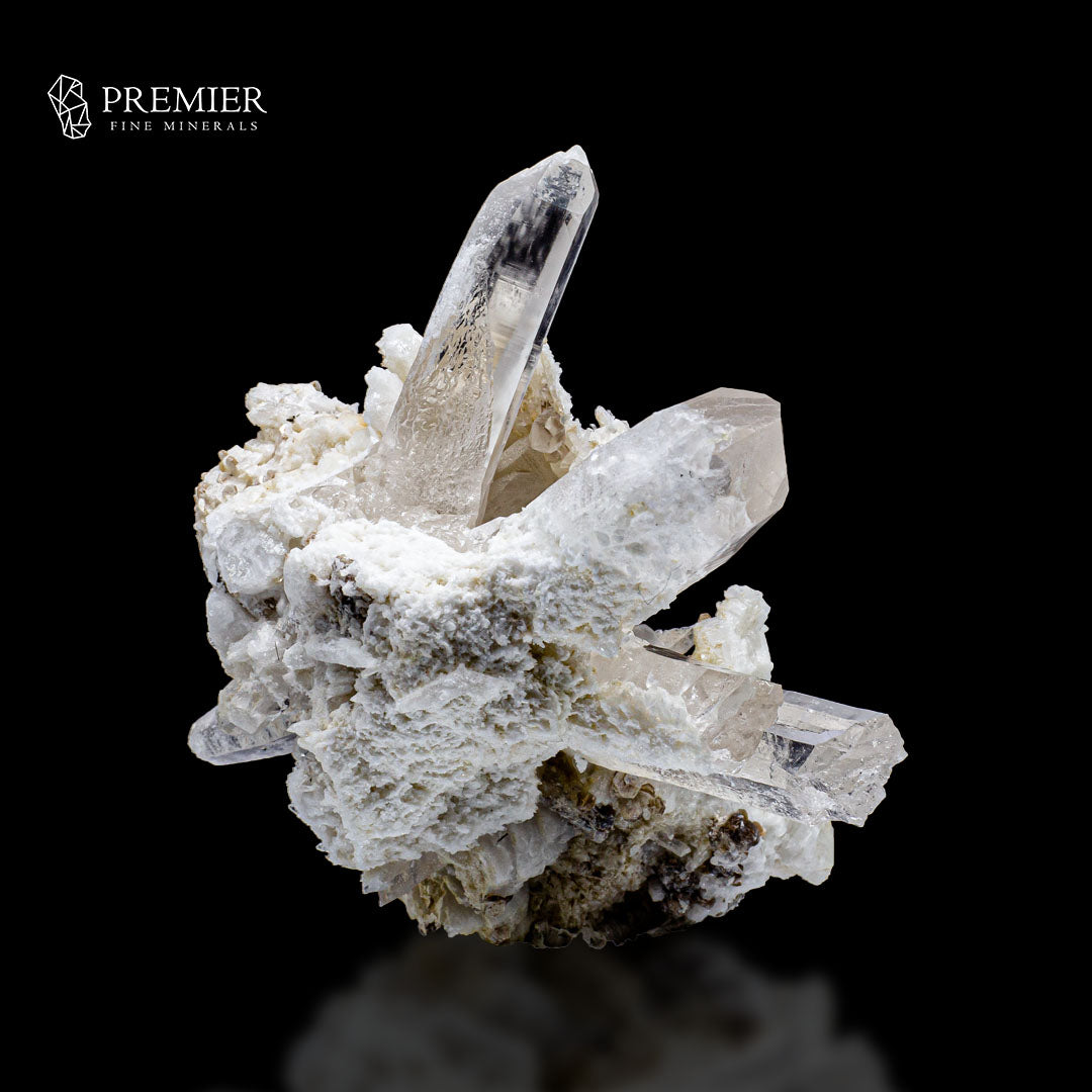 Lemurian Quartz Cluster on Feldspar Matrix – Skardu Pakistan