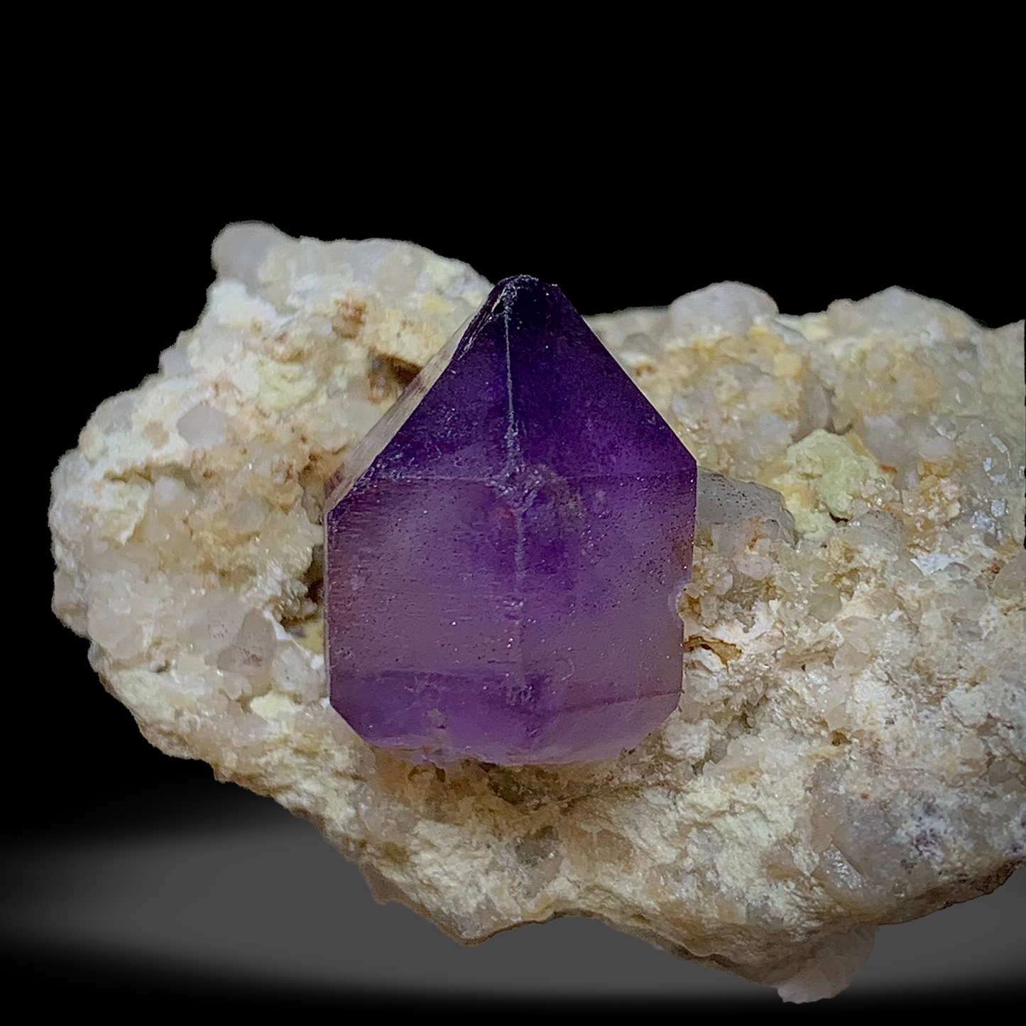 Amethyst, Quartz, Crystal Cluster, 36 Grams, 180 Carats, Afghanistan Mineral, Purple Crystal, On Matrix, Crown Chakra, Collector Specimen, Miniature Specimen, Silica, Healing Crystal