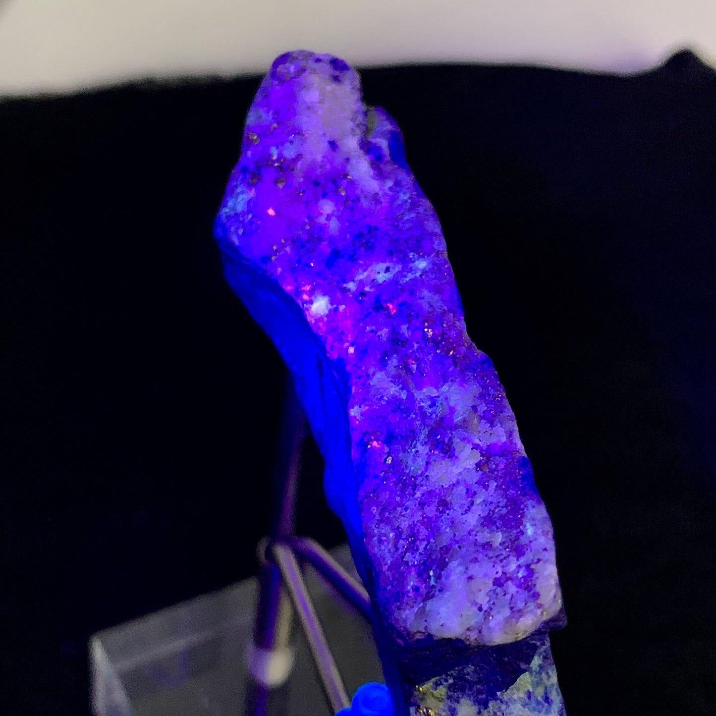 Lapis Lazuli, Rough Specimen, Fluorescent, UV Reactive, 48.6 Grams, 243 Carats, Afghanistan, Mine 4, Blue Stone, Pyrite, Lapidary Rough, Raw Mineral, Third Eye Chakra