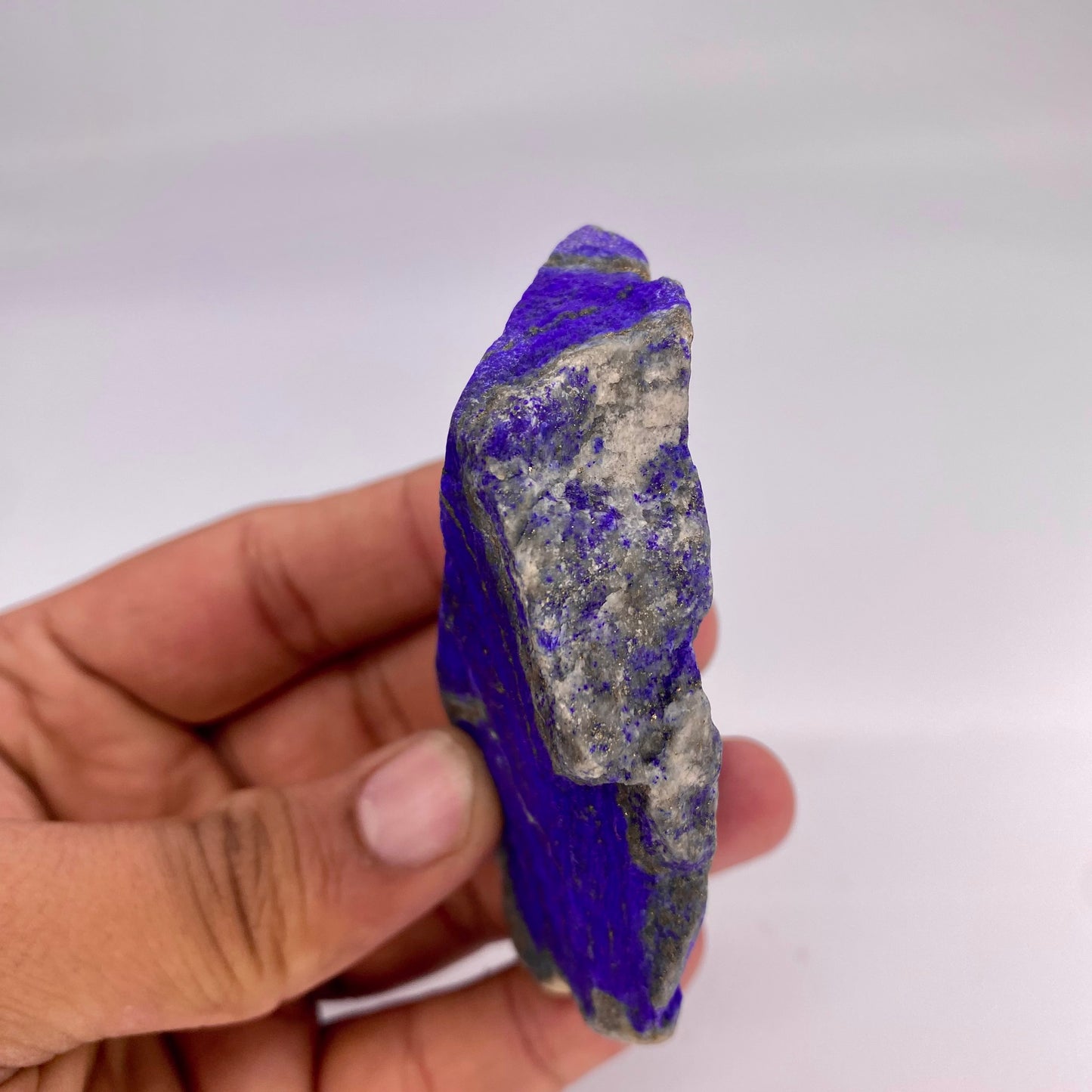 Lapis Lazuli, Lazurite, Afghanistan Minerals, 109g, Rough Gemstone, Royal Blue Lapis, Pyrite Inclusions, Lapidary Rough, Cabinet Specimen