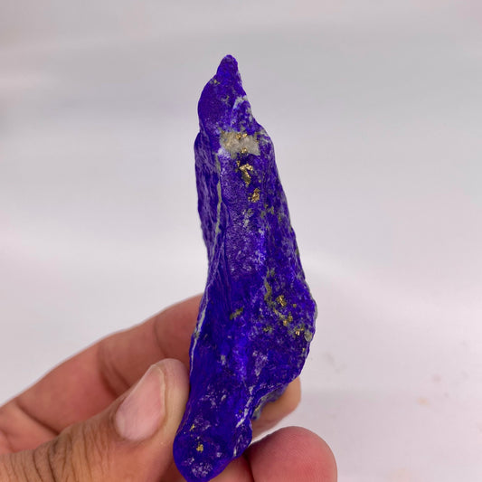 Lapis Lazuli, Lazurite, Afghanistan Minerals, 82g, Rough Gemstone, Royal Blue Lapis, Pyrite Inclusions, Lapidary Rough, Cabinet Specimen