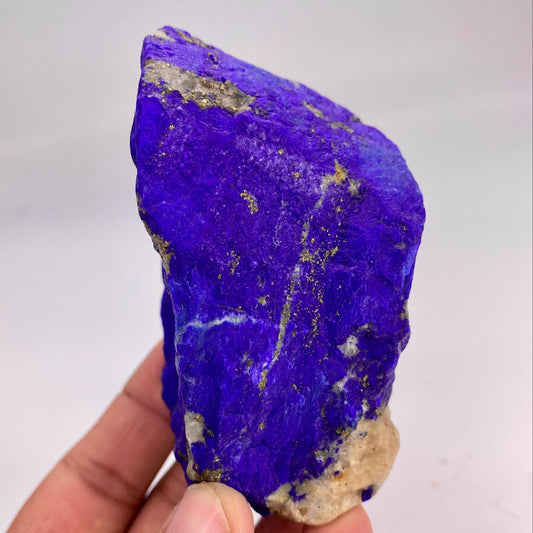Lapis Lazuli, Lazurite, Afghanistan Minerals, 314g, Rough Gemstone, Royal Blue Lapis, Pyrite Inclusions, Lapidary Rough, Cabinet Specimen