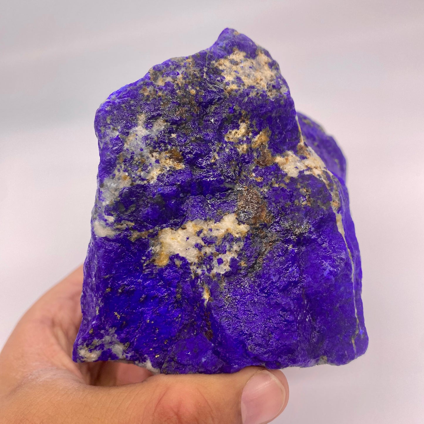 Lapis Lazuli, Lazurite, Afghanistan Minerals, 319g, Rough Gemstone, Royal Blue Lapis, Pyrite Inclusions, Lapidary Rough, Cabinet Specimen