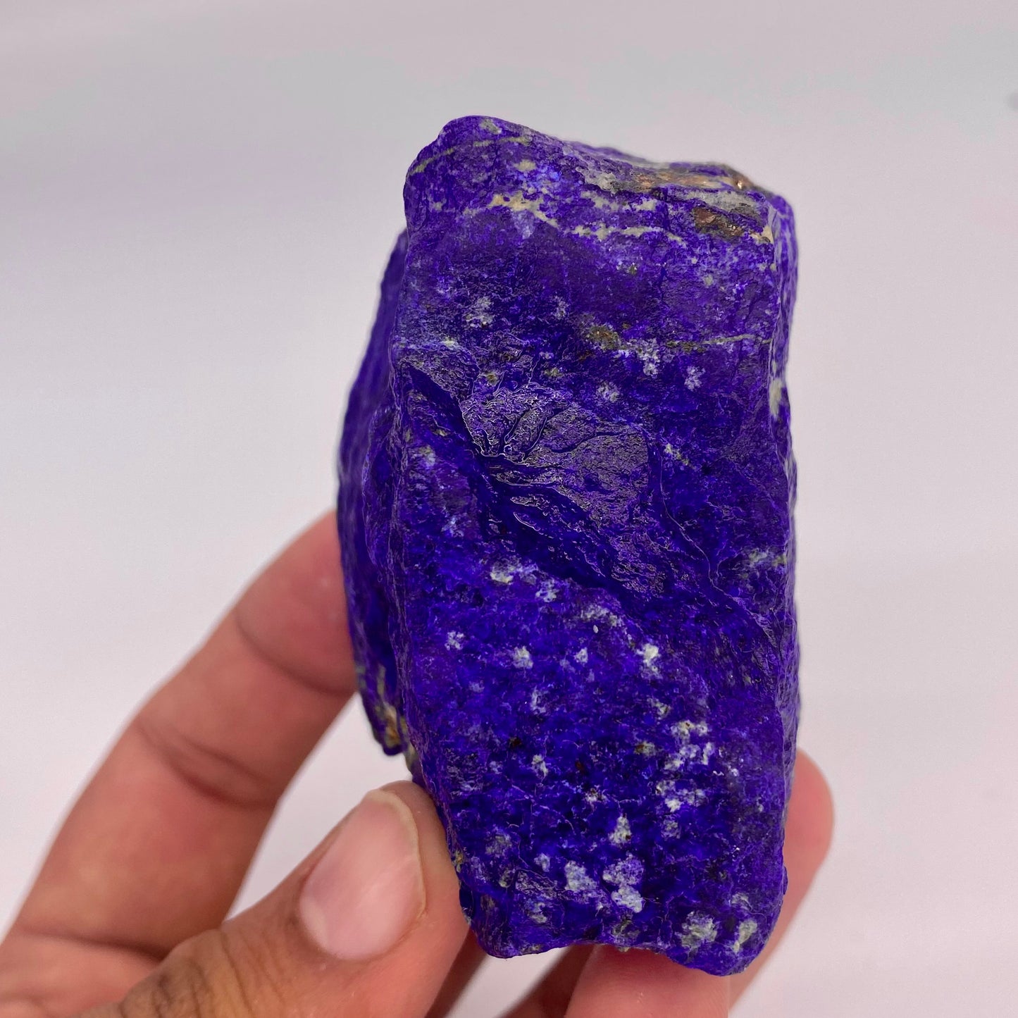 Lapis Lazuli, Lazurite, Afghanistan Minerals, 319g, Rough Gemstone, Royal Blue Lapis, Pyrite Inclusions, Lapidary Rough, Cabinet Specimen