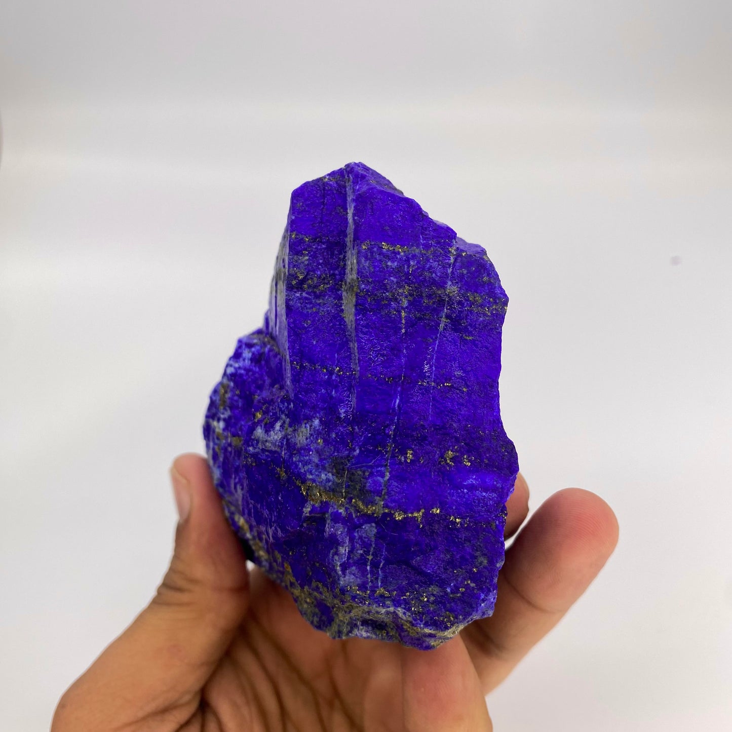 Lapis Lazuli, Lazurite, Afghanistan Minerals, 600g, Rough Gemstone, Royal Blue Lapis, Pyrite Inclusions, Lapidary Rough, Cabinet Specimen