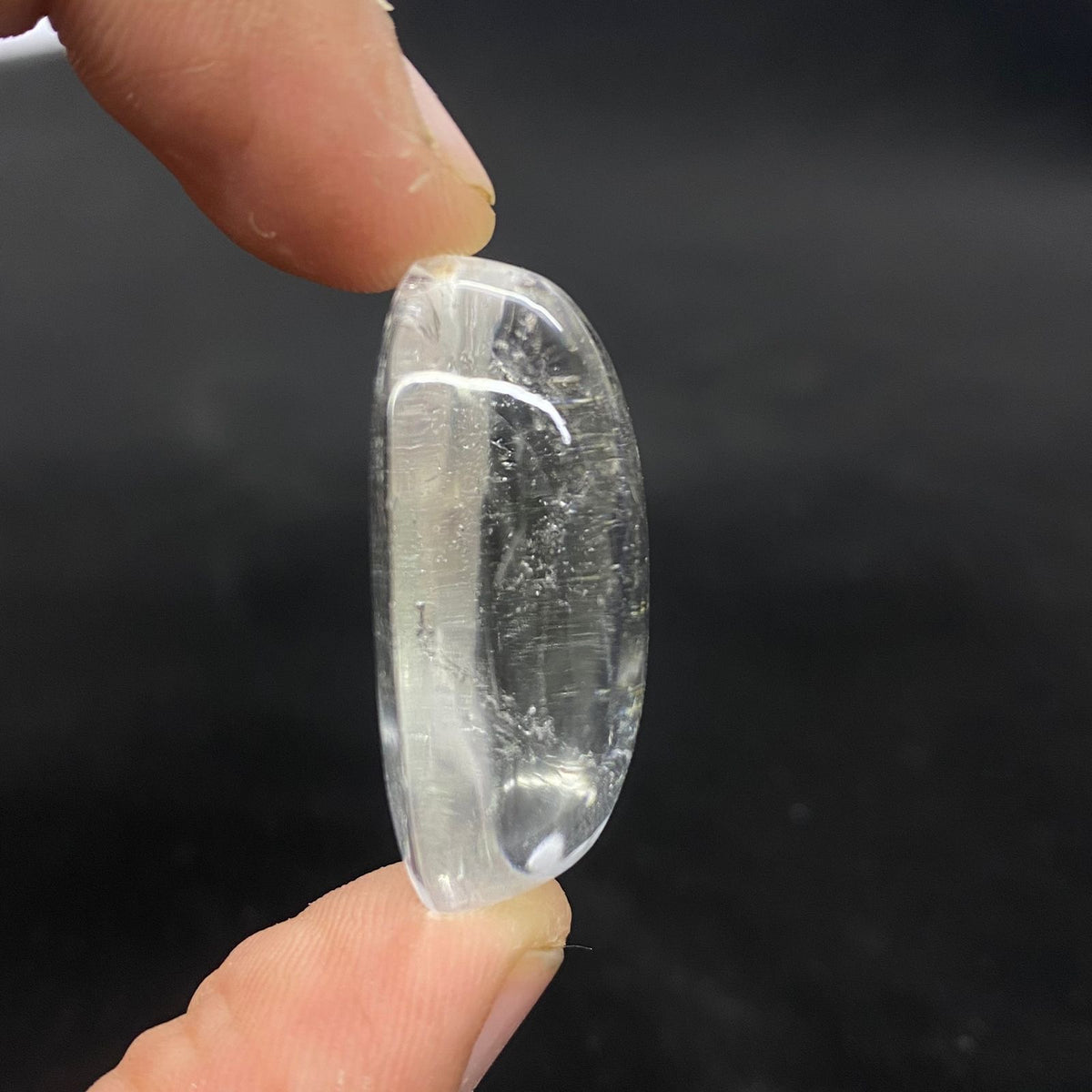 Natural Clear Quartz Polished Cabochon 80 Carats – Handmade from Pakistan