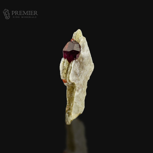 Rhodolite Garnet Crystal on Muscovite Mica – Rare Skardu Pakistan