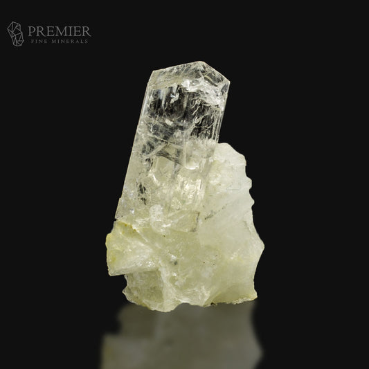 Transparent Rare Scapolite Crystal on Matrix – Afghanistan