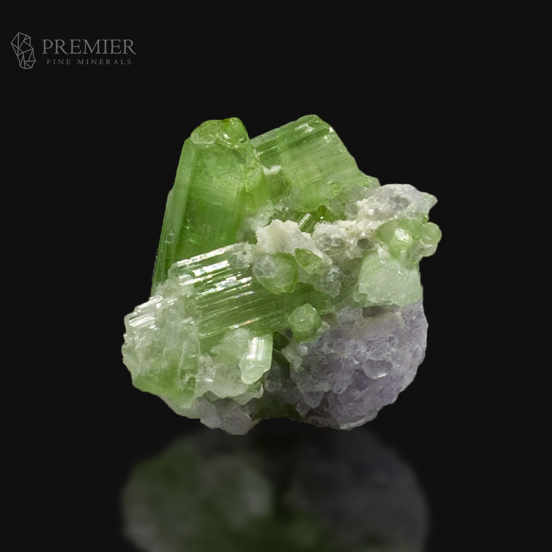 Green Tourmaline Crystals on Matrix – Afghanistan