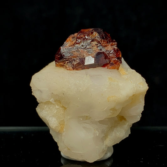 Etched Garnet, Garnet in Matrix, 160 Carats, 32 Grams, Pakistan Mineral, Feldspar, Unique Crystal Habit, Regeneration Stone, Collector Specimen, Miniature Specimen, Crystal Etching, Natural Art, Garnet Crystal