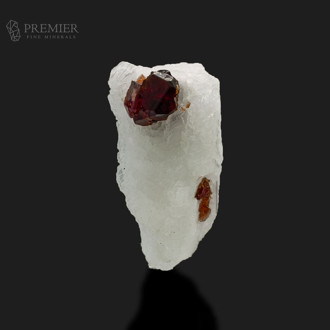 Rhodolite Garnet Crystals on Feldspar – Vibrant Skardu Pakistan