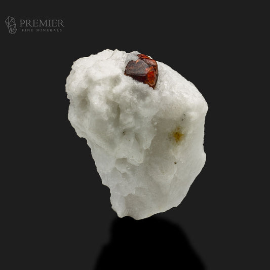 Red Garnet Crystal on Feldspar – Premium Skardu Pakistan