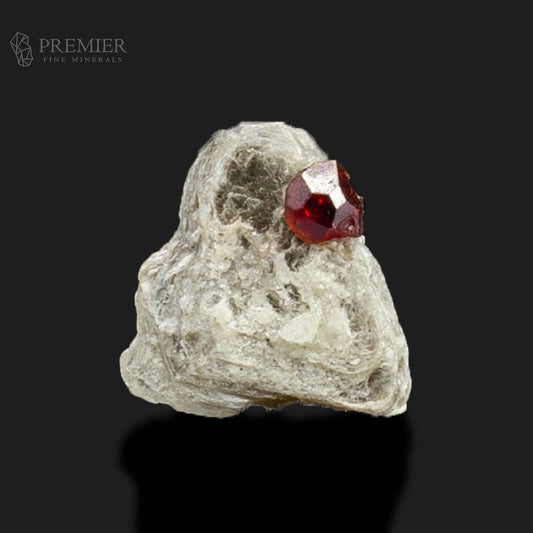 Spessartine Garnet Crystals on Mica – 5.1ct Skardu Pakistan Thumbnail
