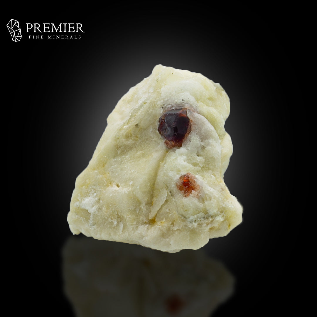 Red Garnet Cluster on Feldspar – Skardu Pakistan