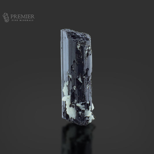 Etched Black Tourmaline with Feldspar – Pakistan
