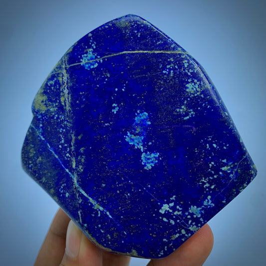 Lapis Lazuli Tumbled, 450g Lapis, Royal Blue, Polished Stone, Freeform Lapis, Healing Stone, Wisdom, Third Eye Chakra, Golden Pyrite, Home Decor