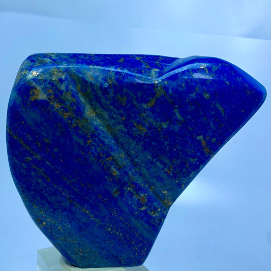 Lapis Lazuli Tumbled, 500g Lapis, Polished Crystal, High Grade, Blue Crystal, Healing Stone, Chakra Decor, Bulk Lapis, Golden Pyrite, Freeform Tumbled