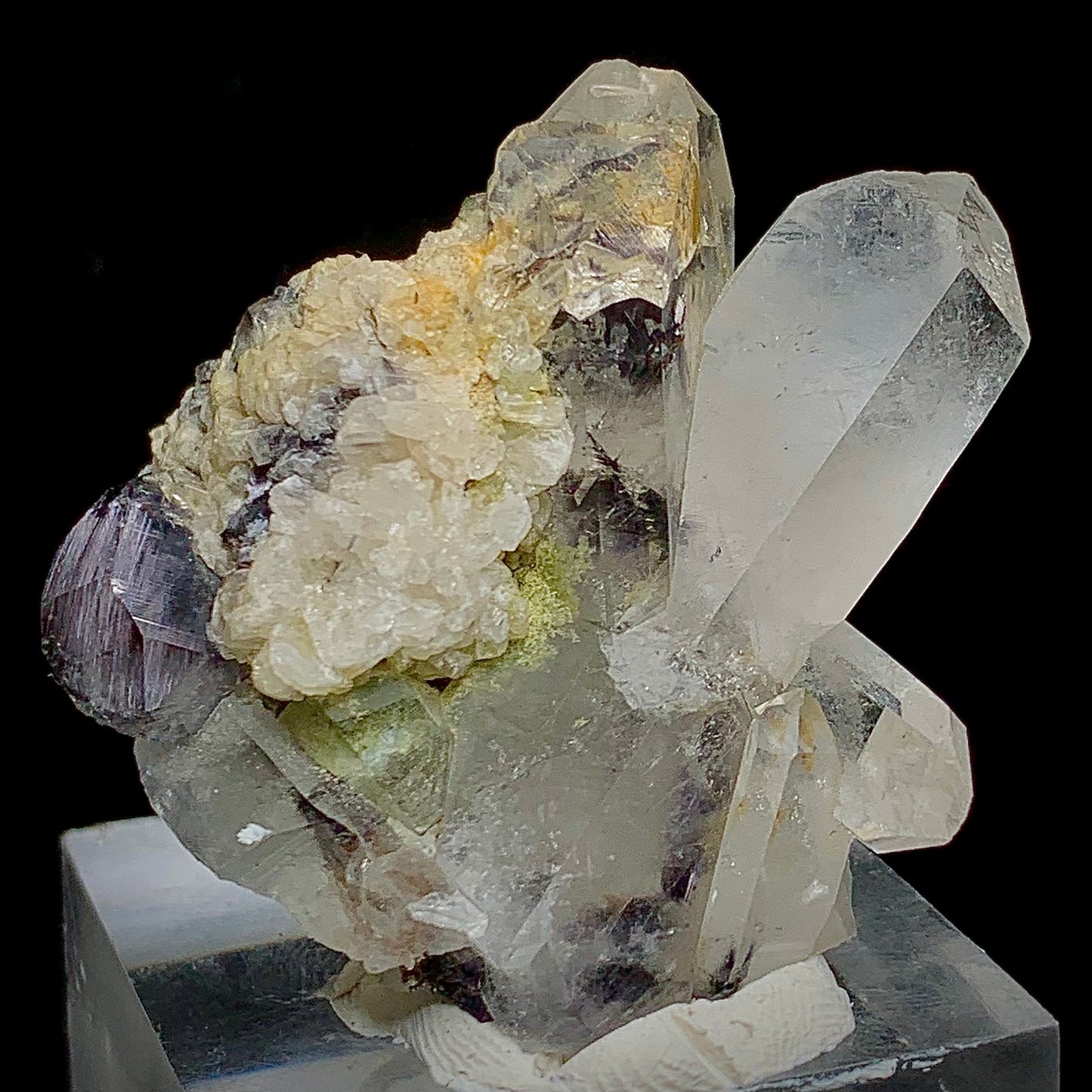 Byssolite Quartz, Included Quartz, 225 Carats, 45 Grams, Pakistan Mineral, Fibrous Inclusions, Amphibole, Collector Specimen, Miniature Specimen, Unique Quartz, Aesthetic Crystal