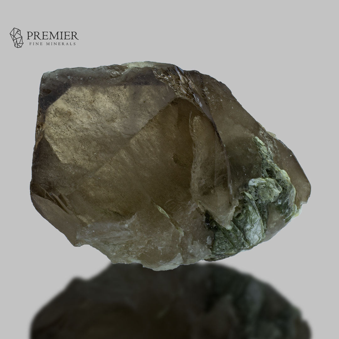 Smoky Quartz Terminated Crystal with Muscovite Mica – Pakistan