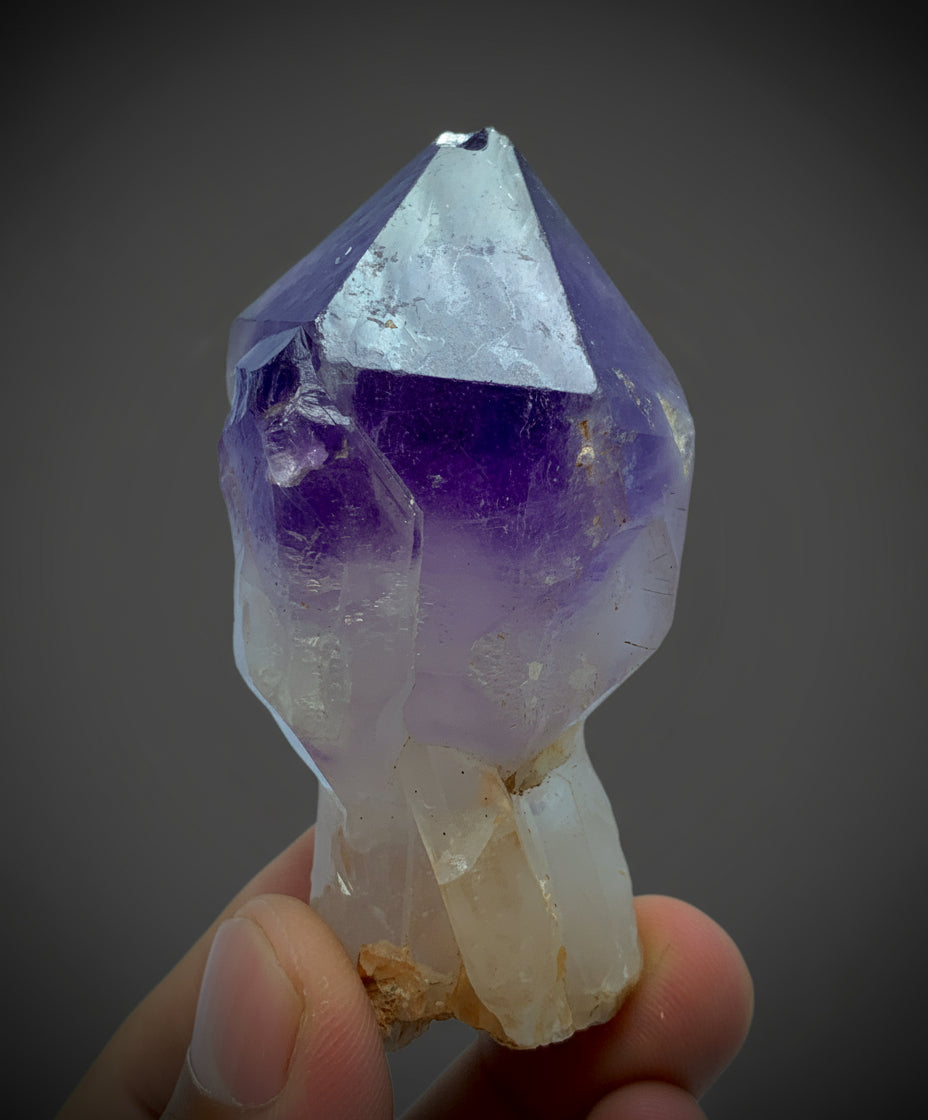 methyst Scepter, Amethyst Crystal, Quartz Specimen, Natural Mineral, Amethyst on Quartz, Afghan Amethyst, Scepter Quartz, High Quality Crystal, Deep Purple Amethyst, Carat, Crystal Cluster, Raw Crystal, Collector Specimen