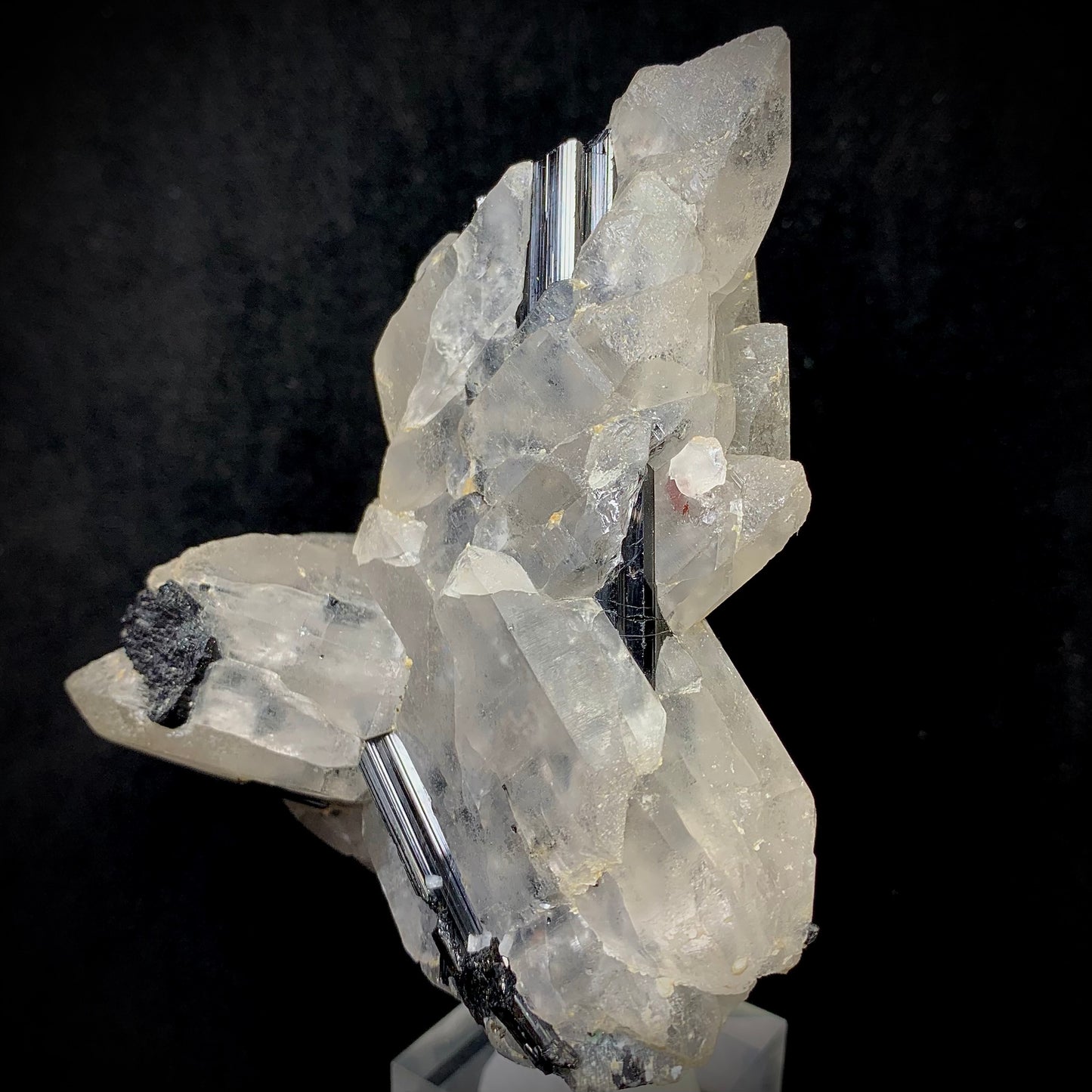 Black Tourmaline in Quartz Cluster - Pakistan