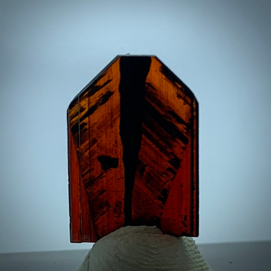 Brookite Crystal, 1.85 Carat, Red Brookite, Perfect Termination, Pakistan Crystal, Rare Mineral, Flawless Crystal, Collector Specimen, Terminated Crystal