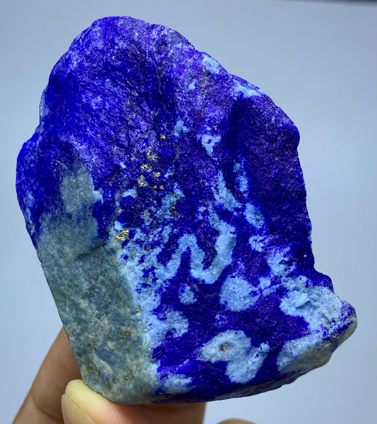 Badakhshan Lapis Lazuli
Raw Afghan Lapis Lazuli
Wide Lapis Lazuli specimen
Rough Lapis Lazuli
Afghan Lapis mineral specimen