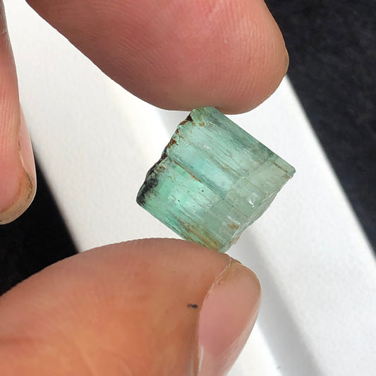 Emerald Rough, 14.5 Carat Emerald, Uncut Gemstone, Vivid Green, Afghan Emerald, Afghanistan Crystal, Raw Beryl, Emerald Crystal, May Birthstone, Lapidary Rough, Investment Grade