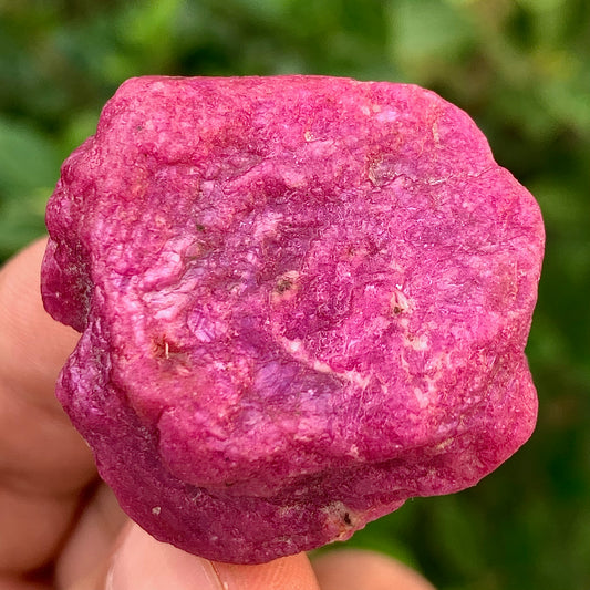 37 Grams Natural Pink Corundum Ruby Crystal from Afghanistan