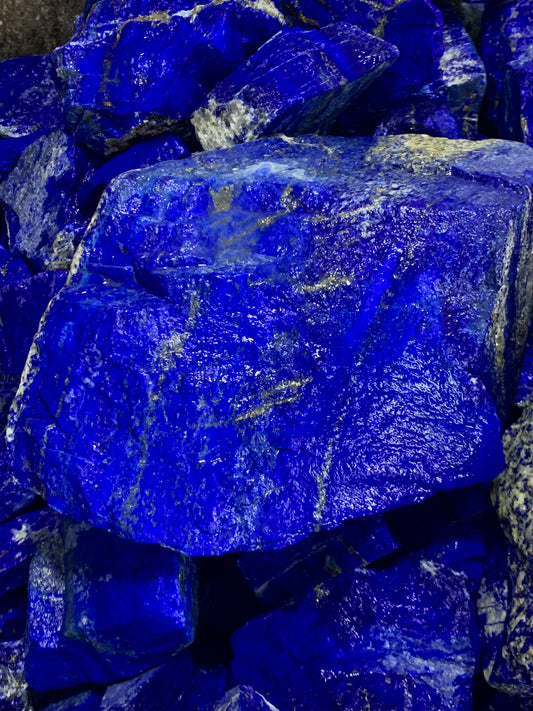 AAA Grade Lapis Lazuli Lot – Top Royal Blue Color, Mine 4 Afghanistan