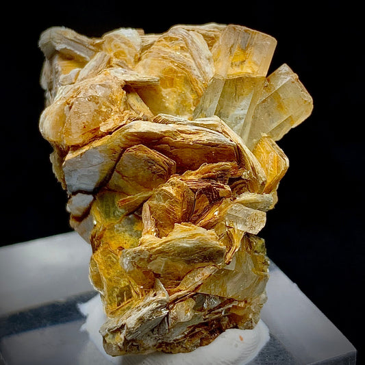 Aquamarine, Muscovite, Beryl, 165 Carats, 33 Grams, Pakistan Mineral, Throat Chakra, Aesthetic Specimen, Pegmatite Mineral, Collector Cluster, Blue Crystal, Mica, Aquamarine on Muscovite