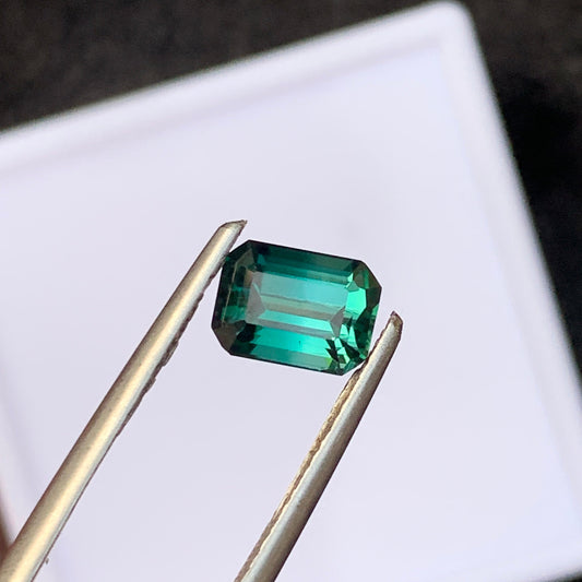 Indicolite Blue Bicolor Tourmaline Gemstone | Natural Faceted Loose Stone from Afghanistan