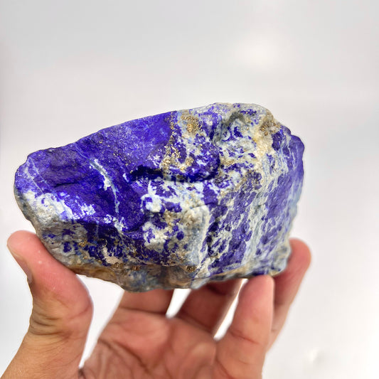 Lapis Lazuli, Lazurite, Afghanistan Minerals, Rough Mineral, Raw Lapis, Pyrite Inclusions, Natural Specimen, Cabinet Display