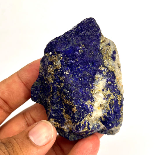 Lapis Lazuli, Lazurite, Afghanistan Minerals, Rough Mineral, Raw Lapis, Pyrite Inclusions, Natural Specimen, Cabinet Display, Dogtooth Habit, Structural Specime