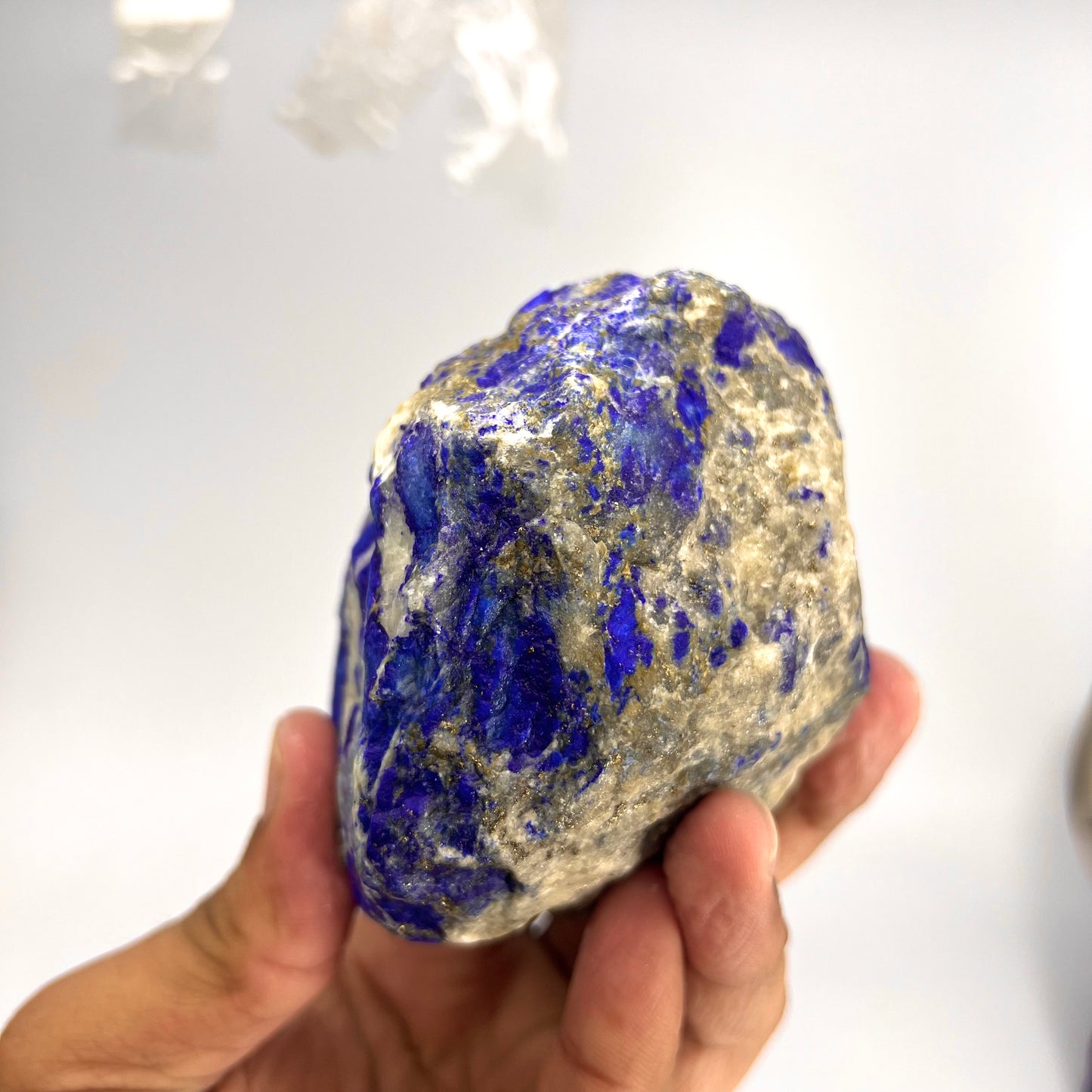 Lapis Lazuli, Lazurite, Afghanistan Minerals, Rough Mineral, Raw Lapis, Pyrite Inclusions, Natural Specimen, Cabinet Display