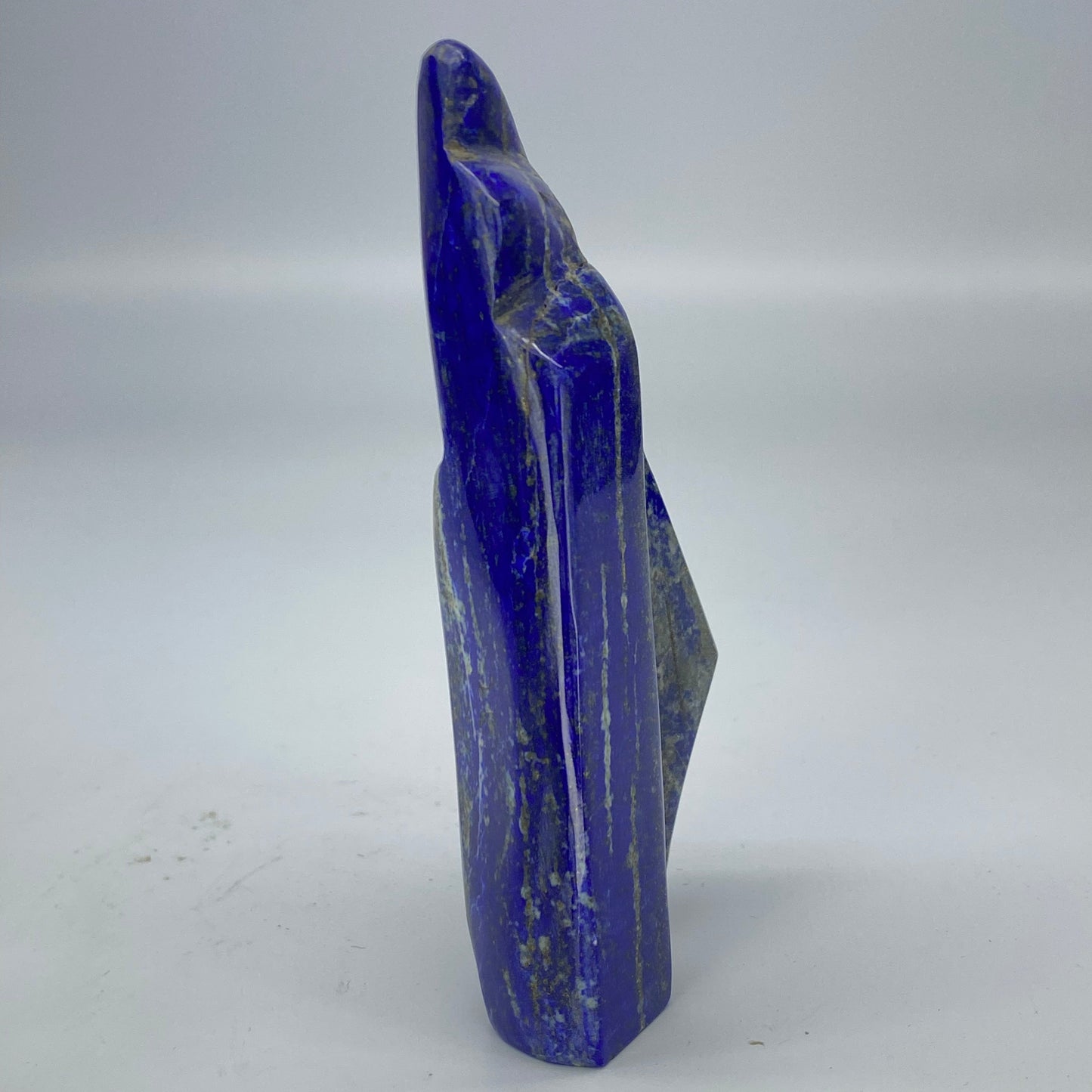 Lapis Lazuli, Lazurite, Afghanistan Minerals, Polished Gemstone, Royal Blue Lapis, Pyrite Inclusions, Freeform Lapis, Display Specimen