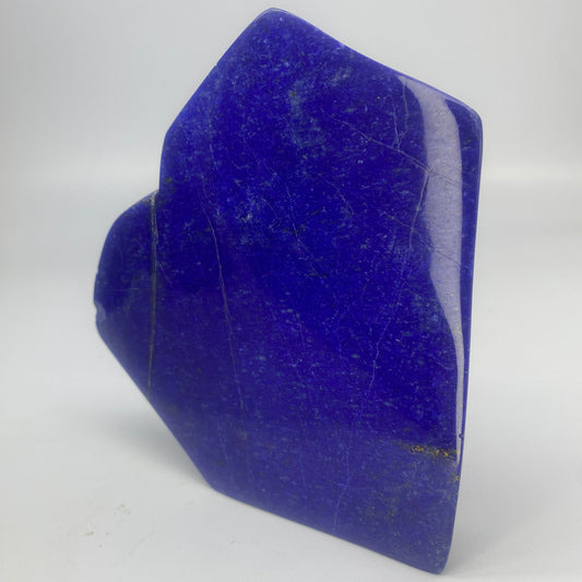 Lapis Lazuli, Lazurite, Afghanistan Minerals, Polished Gemstone, Royal Blue Lapis, Pyrite Inclusions, Lapis Block, Display Specimen