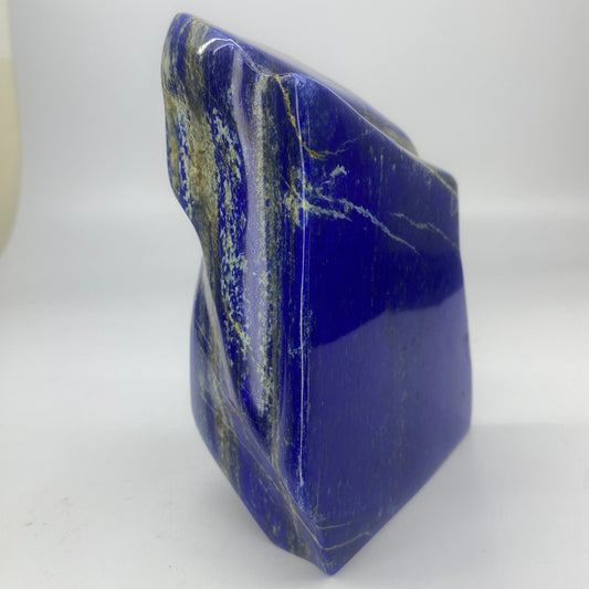 Lapis Lazuli, Lazurite, Afghanistan Minerals, Polished Gemstone, Royal Blue Lapis, Pyrite Inclusions, Lapis Block, Display Specimen