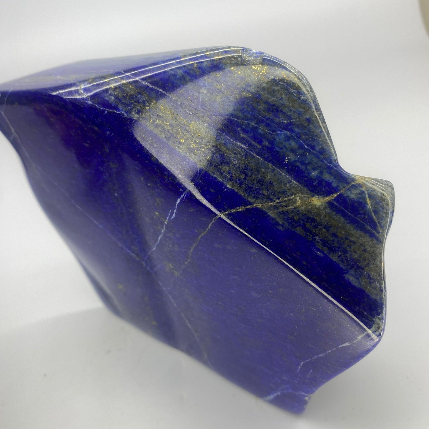 Lapis Lazuli, Lazurite, Afghanistan Minerals, Polished Gemstone, Royal Blue Lapis, Pyrite Inclusions, Lapis Block, Display Specimen