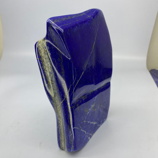 Lapis Lazuli, Lazurite, Afghanistan Minerals, Polished Gemstone, Royal Blue Lapis, Pyrite Inclusions, Lapis Block, Display Specimen
