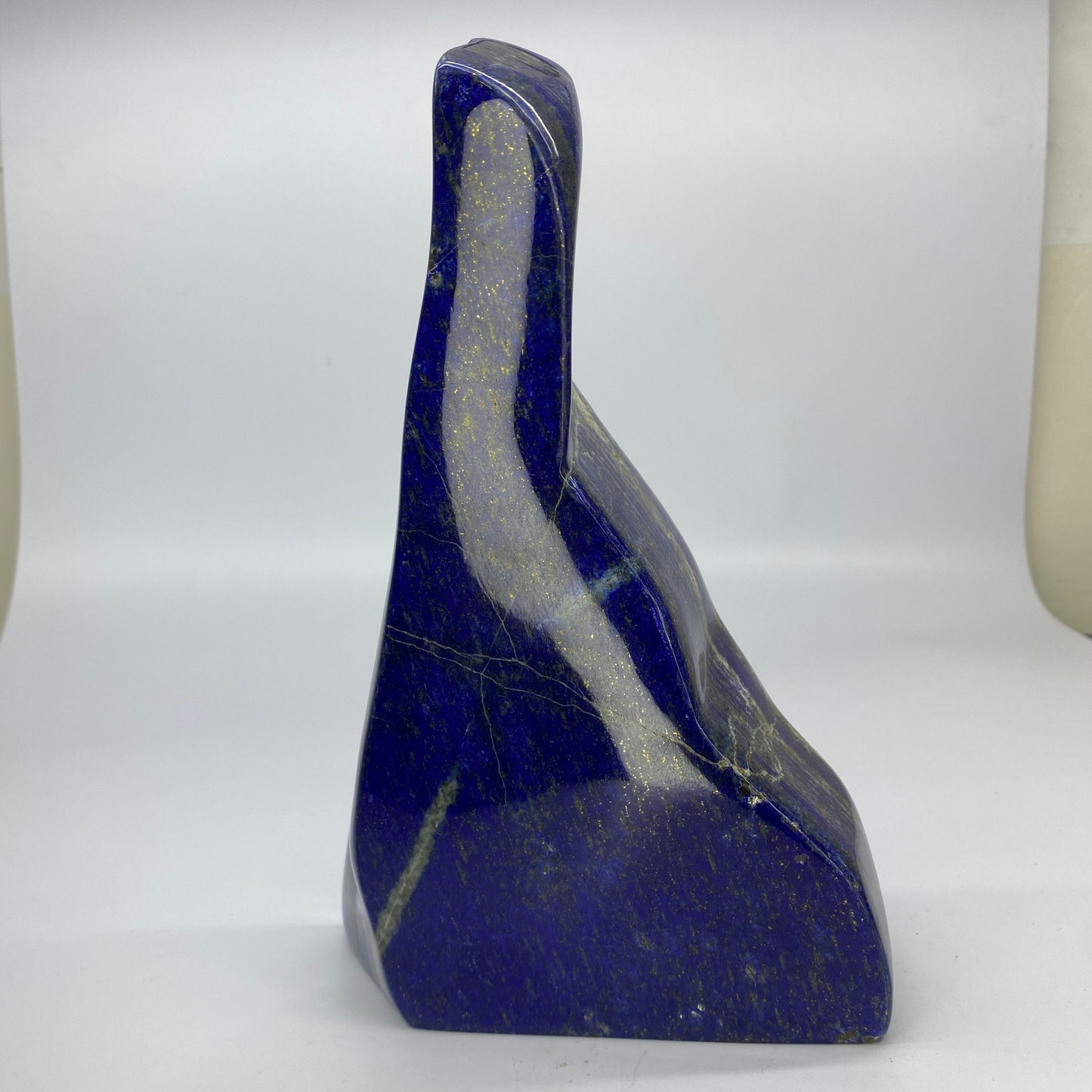 Lapis Lazuli, Lazurite, Afghanistan Minerals, 2.65kg, Polished Gemstone, Royal Blue Lapis, Pyrite Inclusions, Lapis Block, Display Specimen