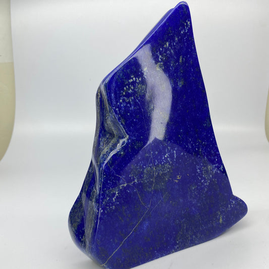 Lapis Lazuli, Lazurite, Afghanistan Minerals, Polished Gemstone, Royal Blue Lapis, Pyrite Inclusions, Lapis Block, Display Specimen