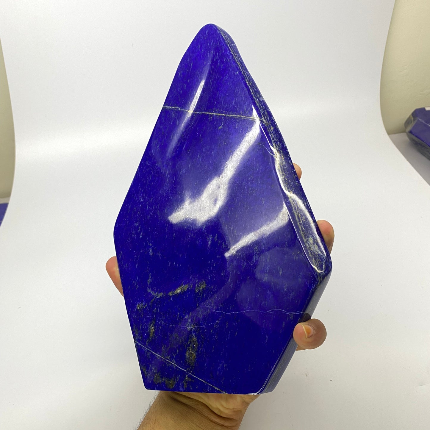 Lapis Lazuli, Lazurite, Afghanistan Minerals, Polished Gemstone, Royal Blue Lapis, Pyrite Inclusions, Lapis Block, Display Specimen