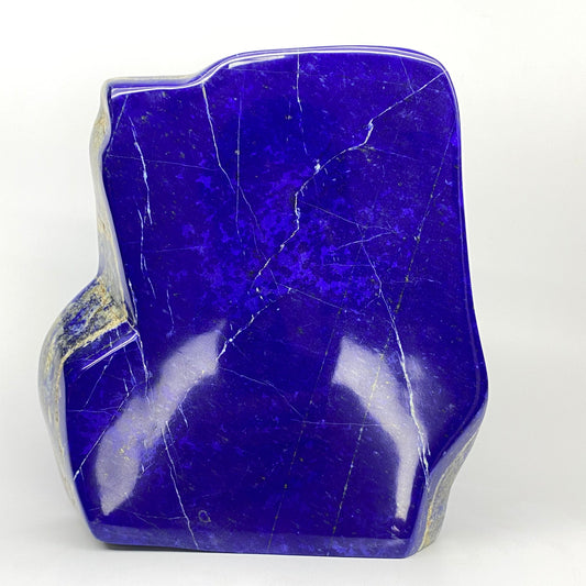 Lapis Lazuli, Lazurite, Afghanistan Minerals, Polished Gemstone, Royal Blue Lapis, Pyrite Inclusions, Lapis Block, Display Specimen